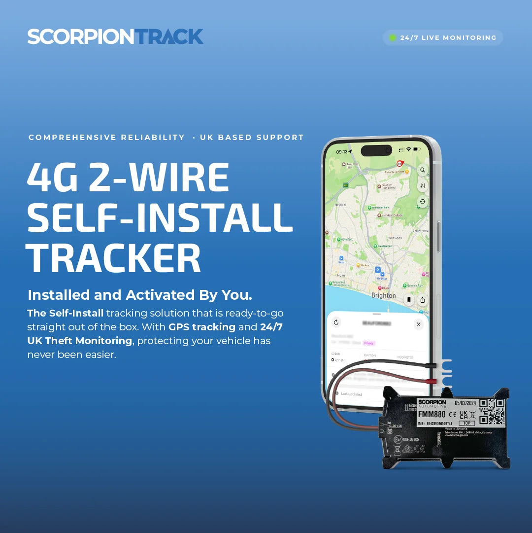 4G 2-Wire Self-Install Tracker - ScorpionTrack
