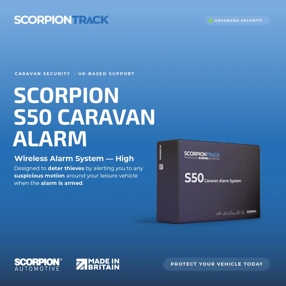 Scorpion S50 Caravan Alarm - ScorpionTrack