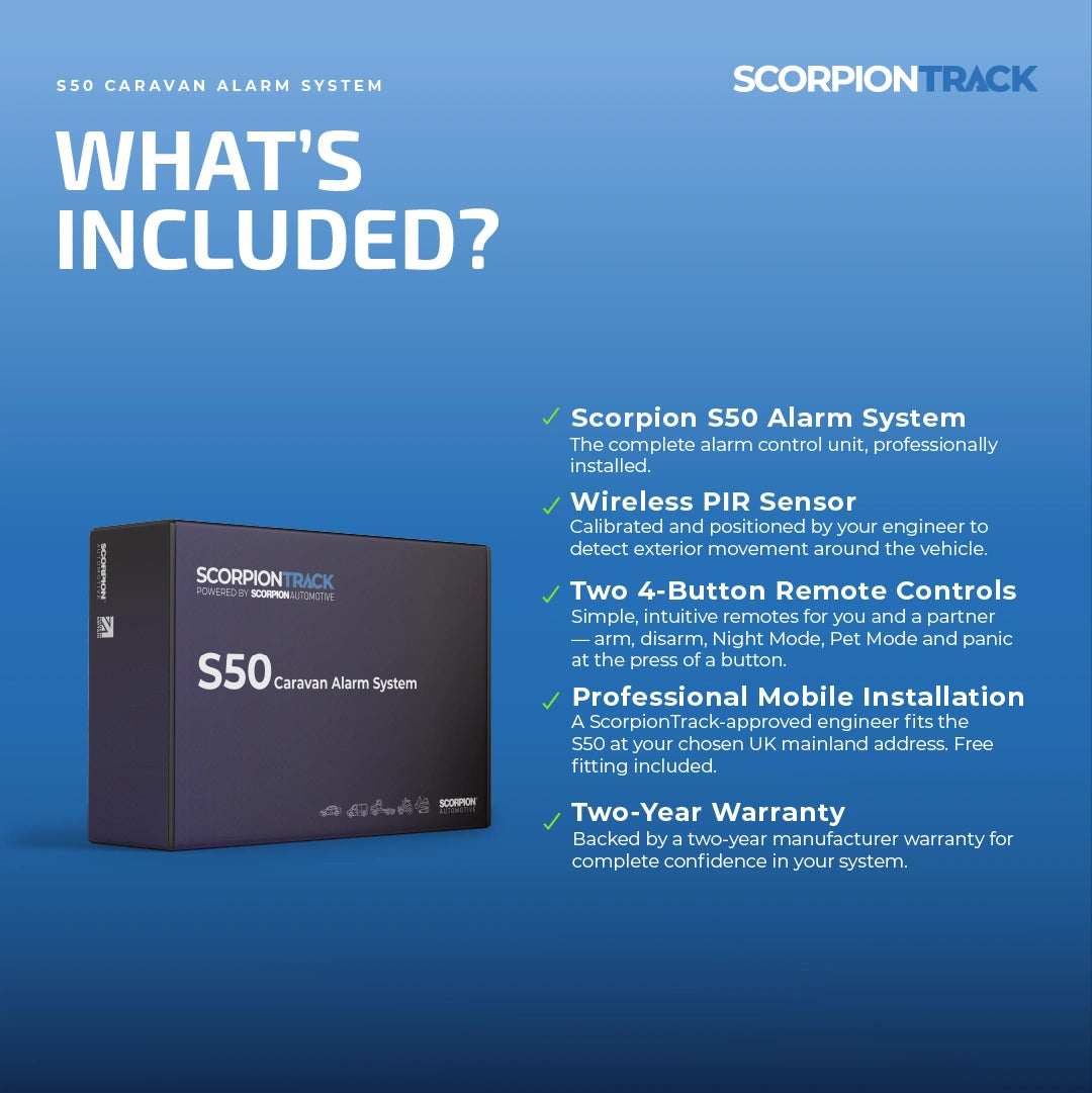 Scorpion S50 Caravan Alarm 3 - ScorpionTrack